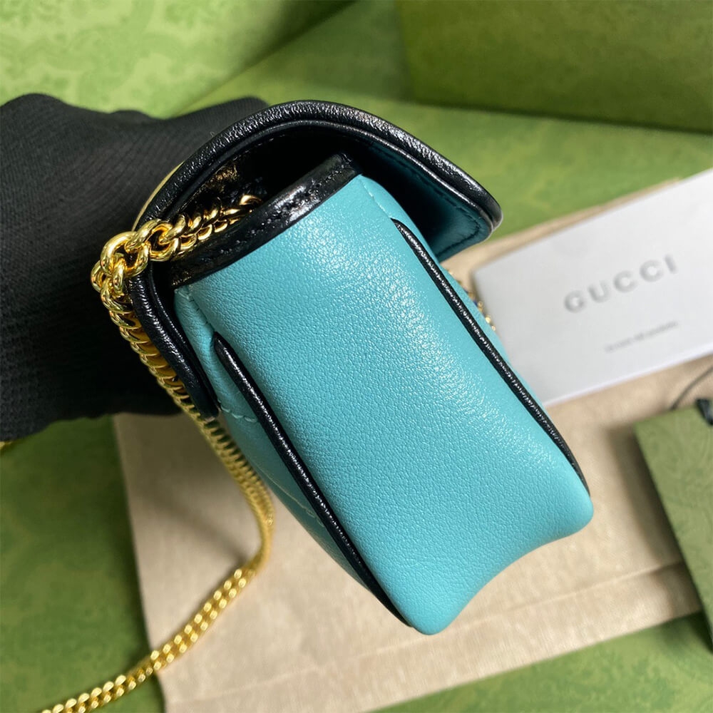 Online Exclusive GG Marmont mini bag angle 3