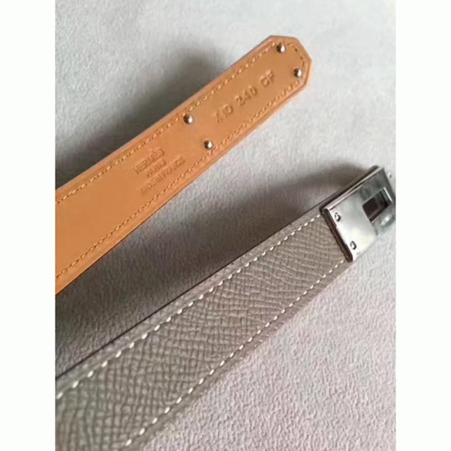 Etoupe epsom fake designer Hermes Kelly belt angle 5