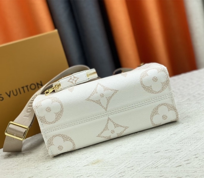 Louis Vuitton Monogram Dune Canvas Onthego PM Tote angle 5
