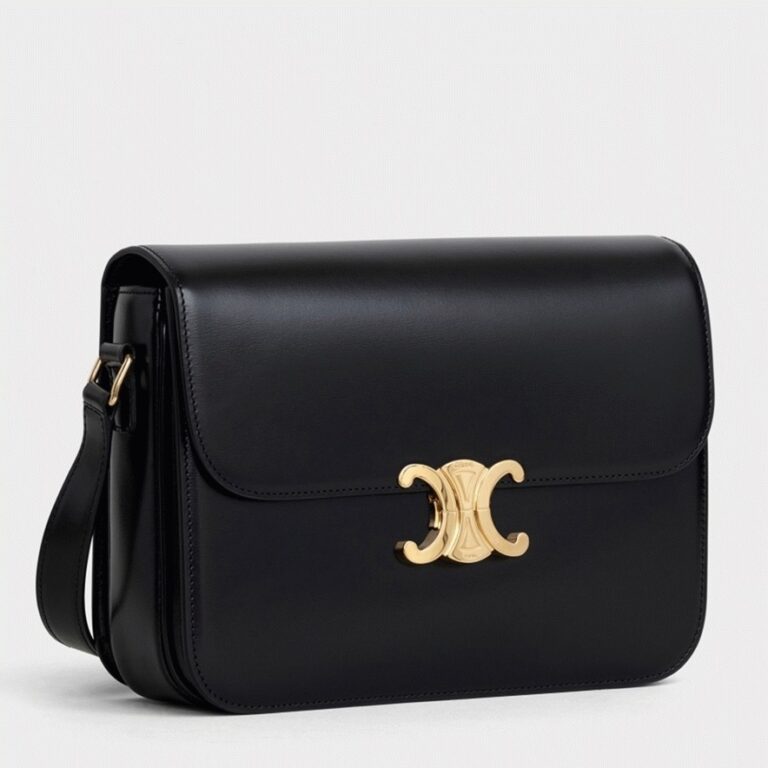 Top Quality Knockoff Celine Triomphe Large Bag In Black