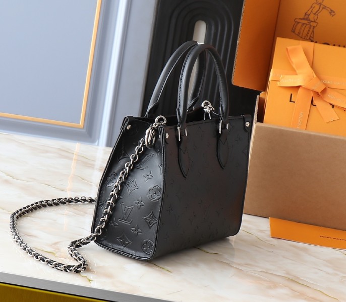 Summer 2025 OnTheGo PM Tote In Black angle 2