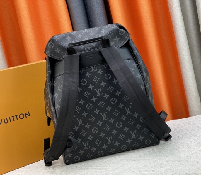 Louis Vuitton Monogram Eclipse Montsouris Backpack angle 4