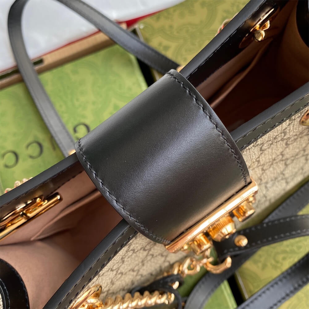 Padlock small GG shoulder bag angle 4