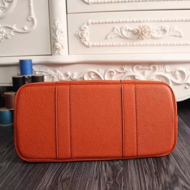Orange Replica Hermes Garden Party 36cm Large Tote Bag angle 5