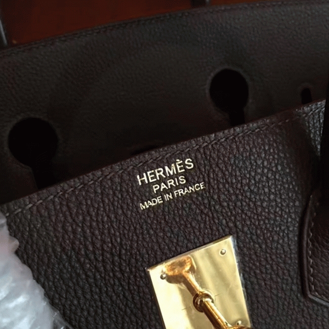 Top Quality Cafe Hermes Birkin 35cm High-End Copy angle 3