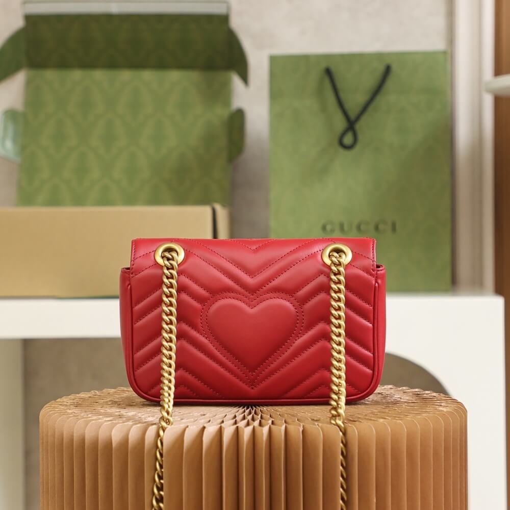 GG MARMONT MINI SHOULDER BAG angle 4