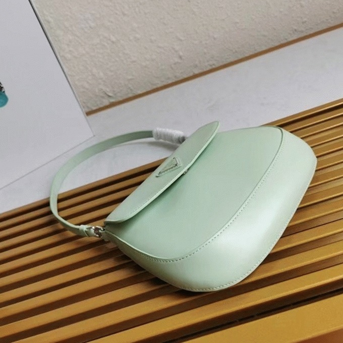Aqua Prada Cleo Flap Bag Fake angle 2