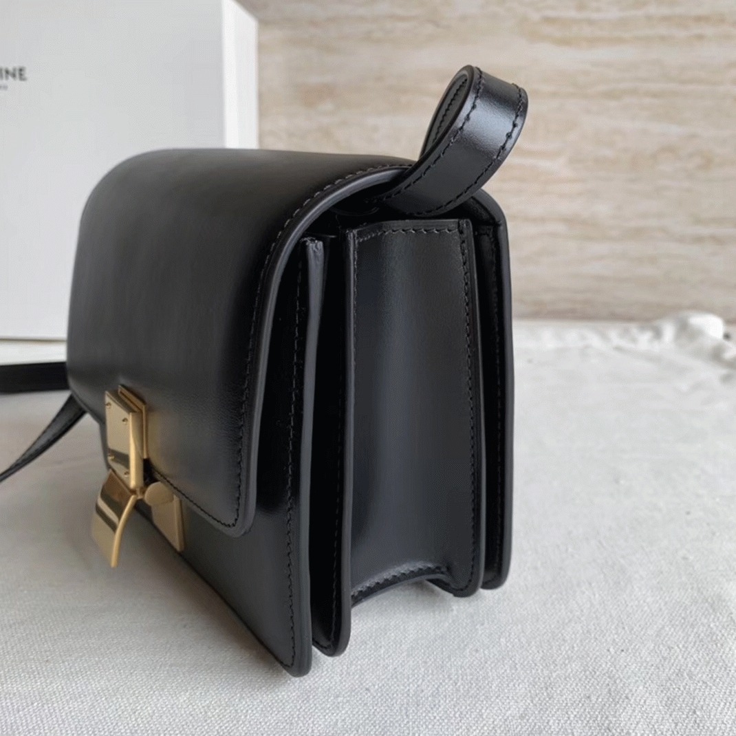 Top Quality Imitation Celine Classic Box Small Bag In Black angle 5