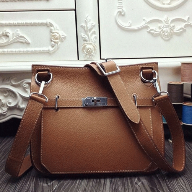 Brown replica Hermes Jypsiere 34cm handbag
