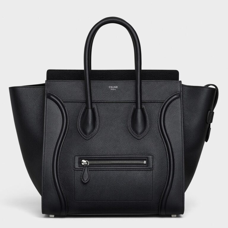 Celine Mini Luggage Tote Bag Fake in Black