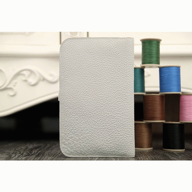 White fake Hermes Dogon combine wallet angle 5