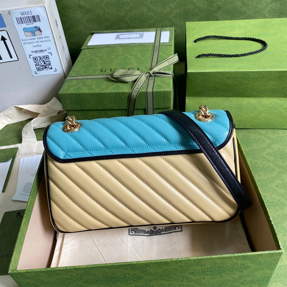 Online Exclusive GG Marmont small bag angle 3