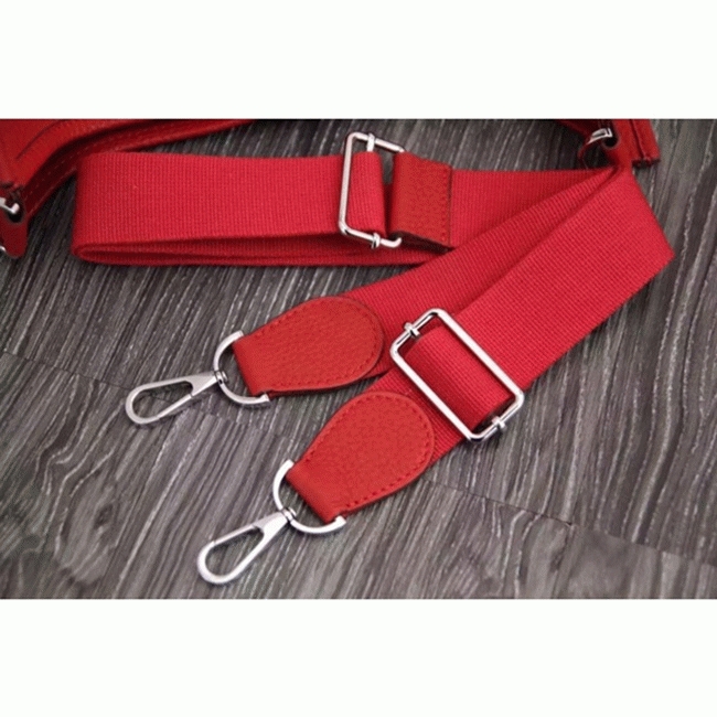 Red Evelyne III PM Bag Fake Luxury Hermes Casual Tote angle 2