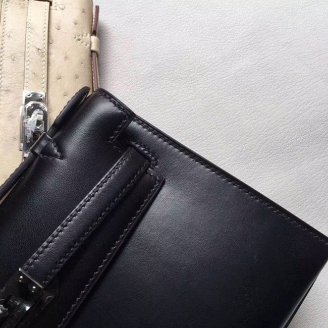 Replica Hermes Kelly Pochette Handbag Small Elegant Tote angle 4