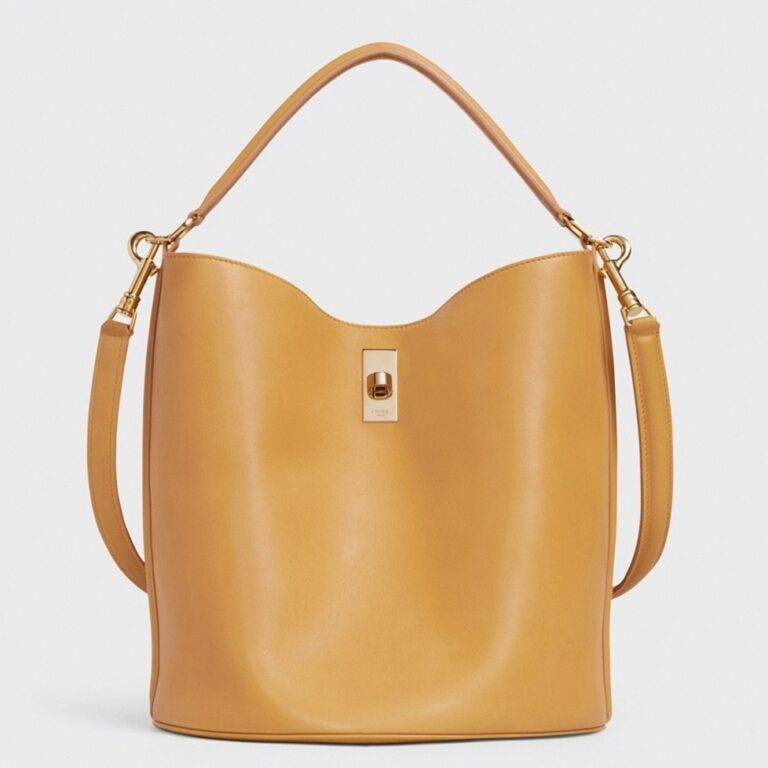 Top Quality Knockoff Celine Bucket 16 Bag In Yellow Soft Bare Calfskin