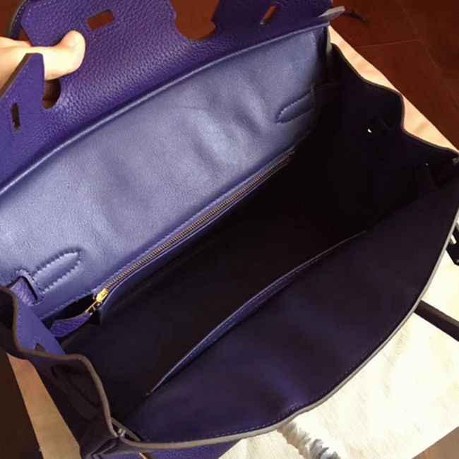 Iris Color Budget Knockoff Hermes Birkin 30cm Bag angle 4