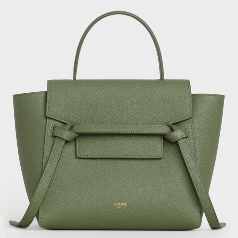 Celine Belt Nano Bag Knockoff in Light Khaki