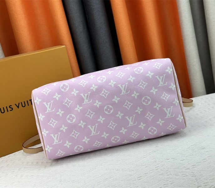 Louis Vuitton Speedy P9 Bandouliere 40 Bag In Hot Pink angle 5