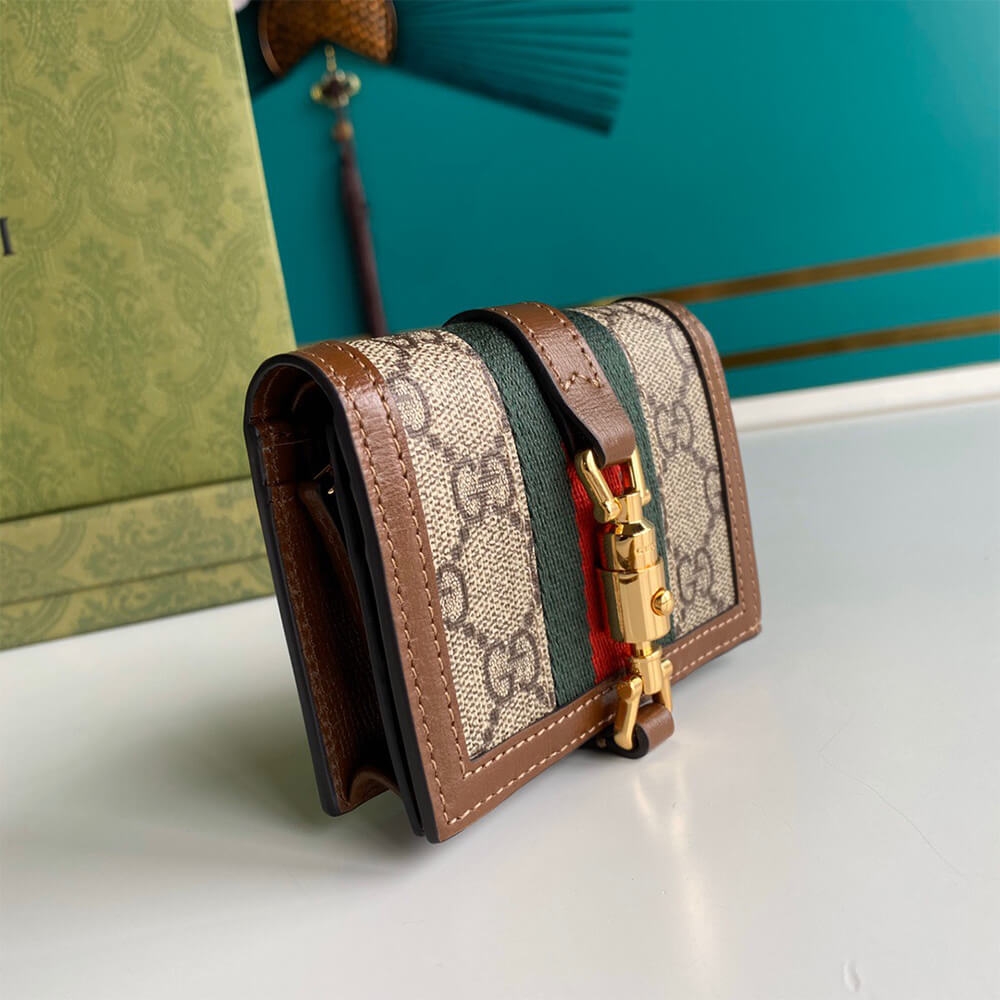 GG Jackie 1961 card case wallet angle 2