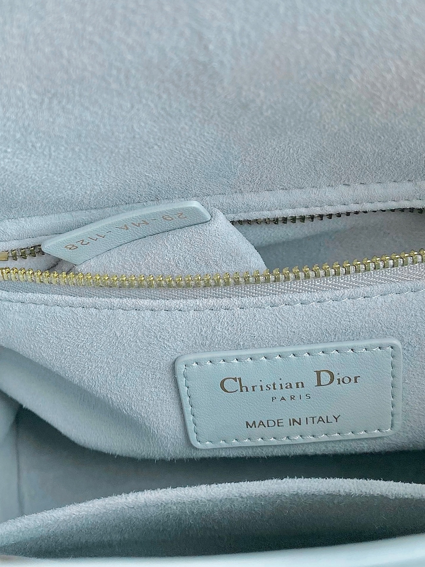Dior Small Lady Dior My ABCDior Bag Replica in Placid Blue angle 4