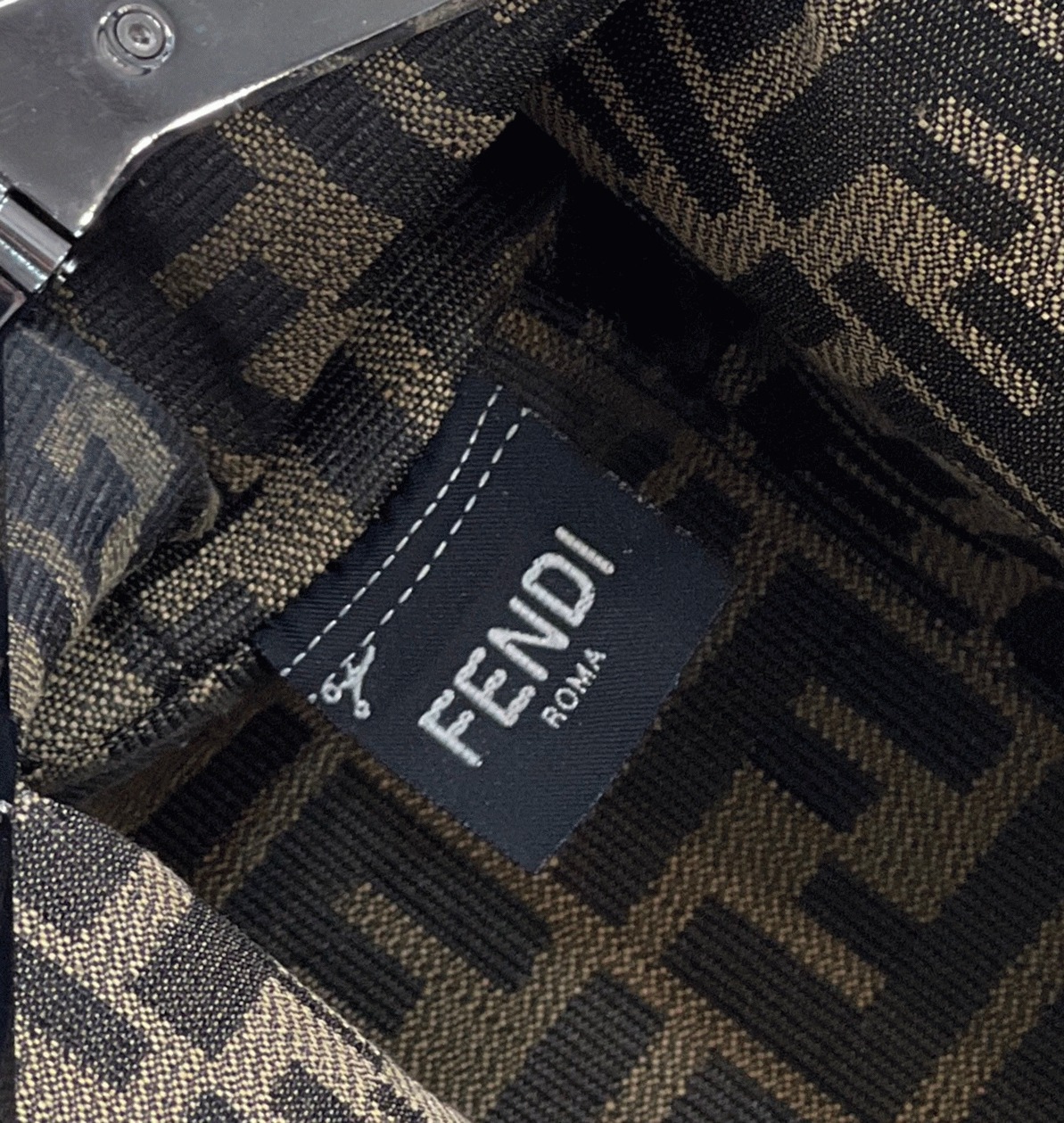 Top Quality Knockoff Fendi First Small Bag In Silver angle 4