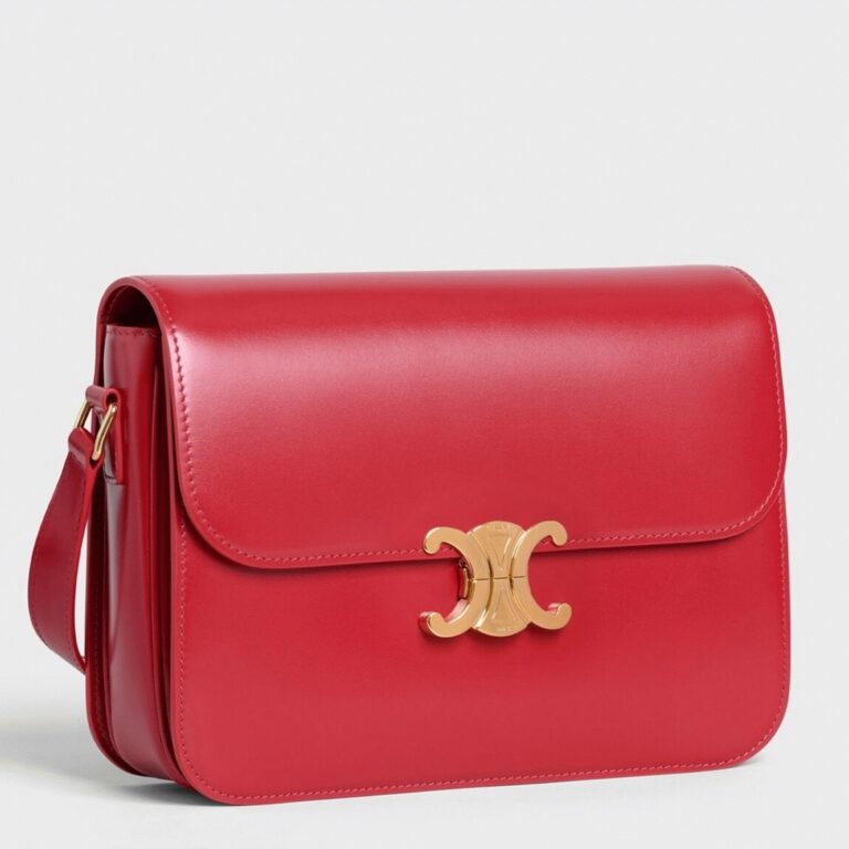 Top Quality Fake Celine Triomphe Large Bag In Red