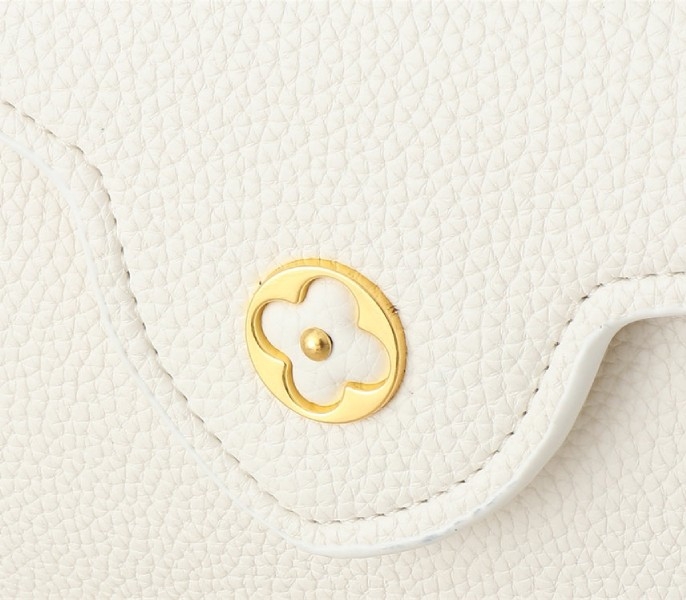 Louis Vuitton Capucines Mini Capucines Handbag In Quartz White angle 5