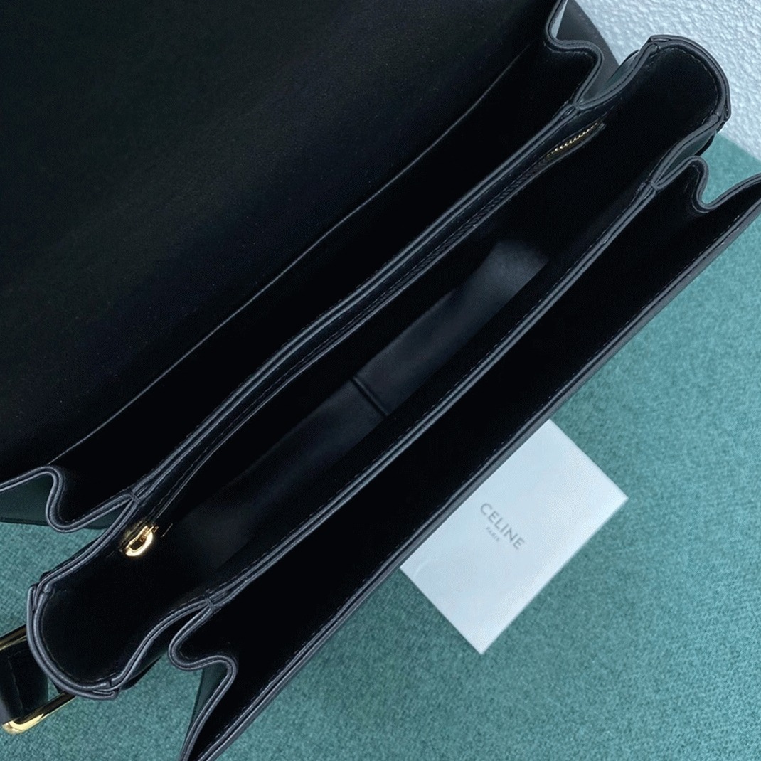 Top Quality Knockoff Celine Triomphe Large Bag In Black angle 2