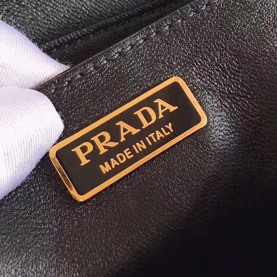 White/Black Prada Cahier Shoulder Bag Knockoff angle 5