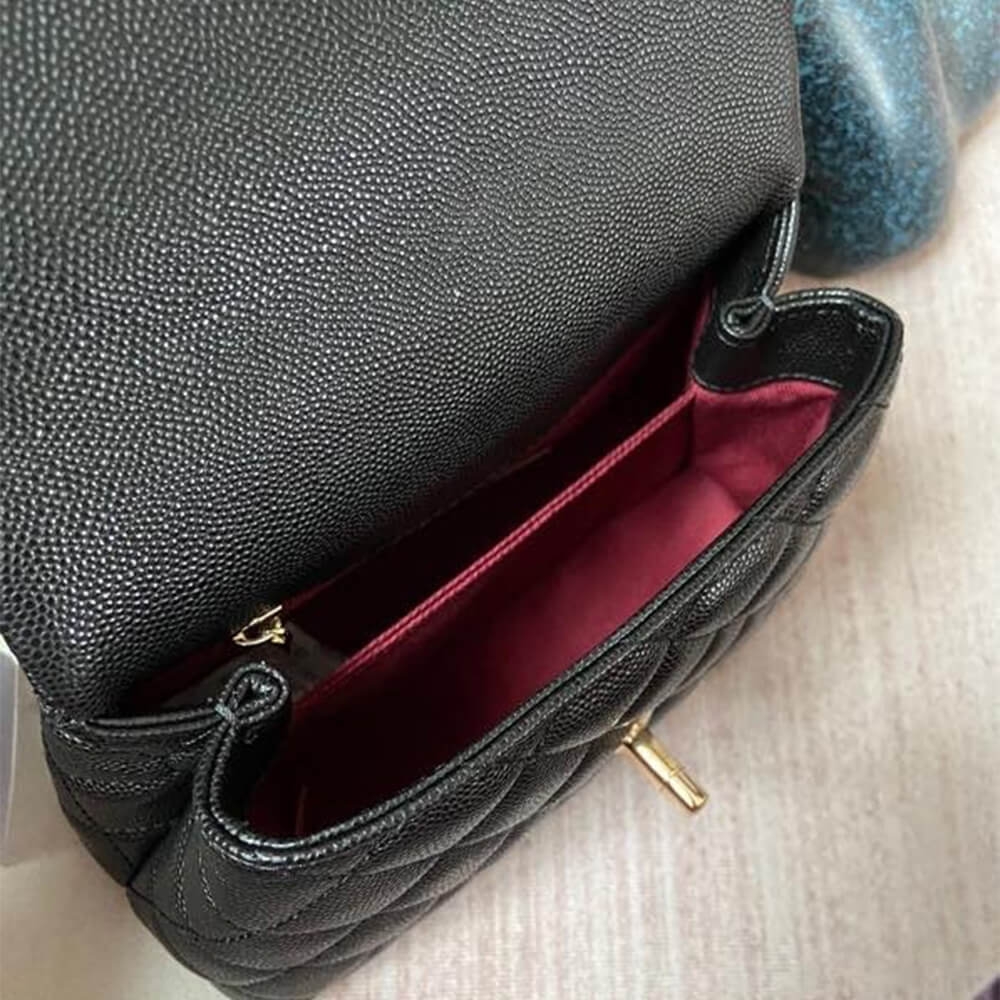 Chanel Coco handle flap shoulder bag Mini angle 5
