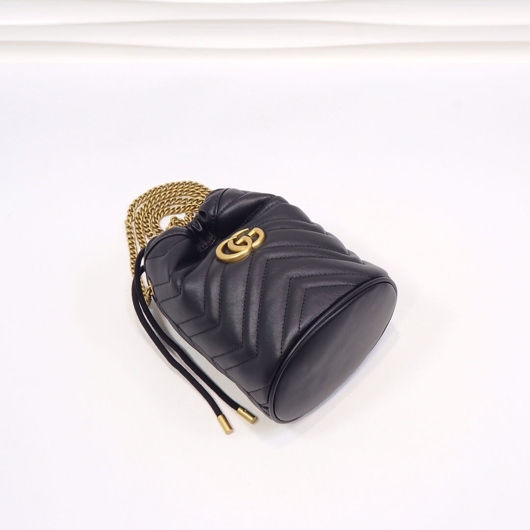 GG MARMONT mini bucket bag angle 5