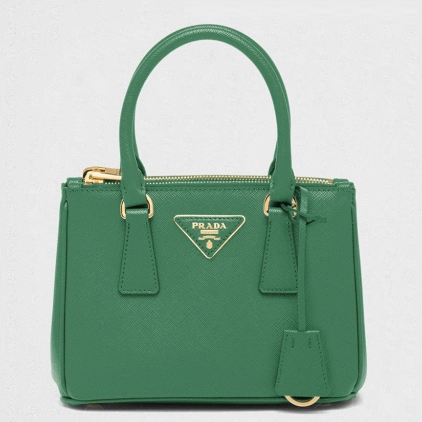 Green Prada Mini Galleria Bag Knockoff