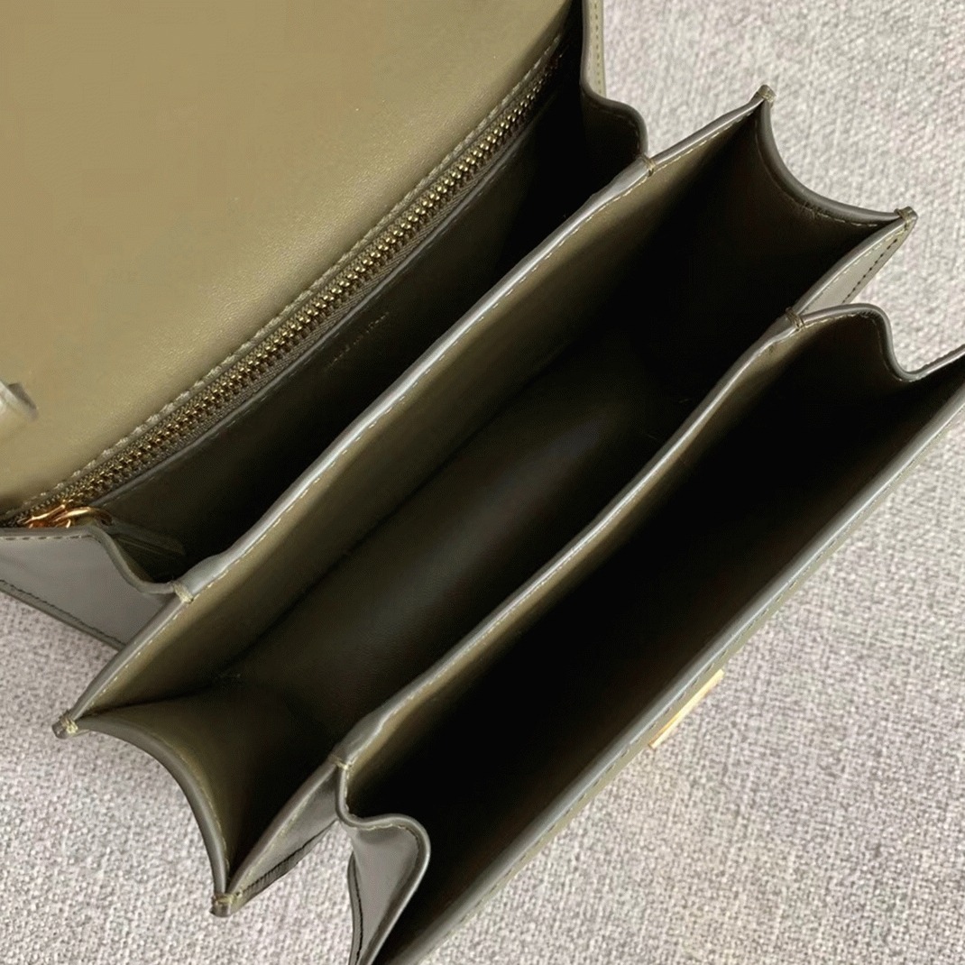 Top Quality Fake Celine Classic Box Small Bag In Army Green angle 5