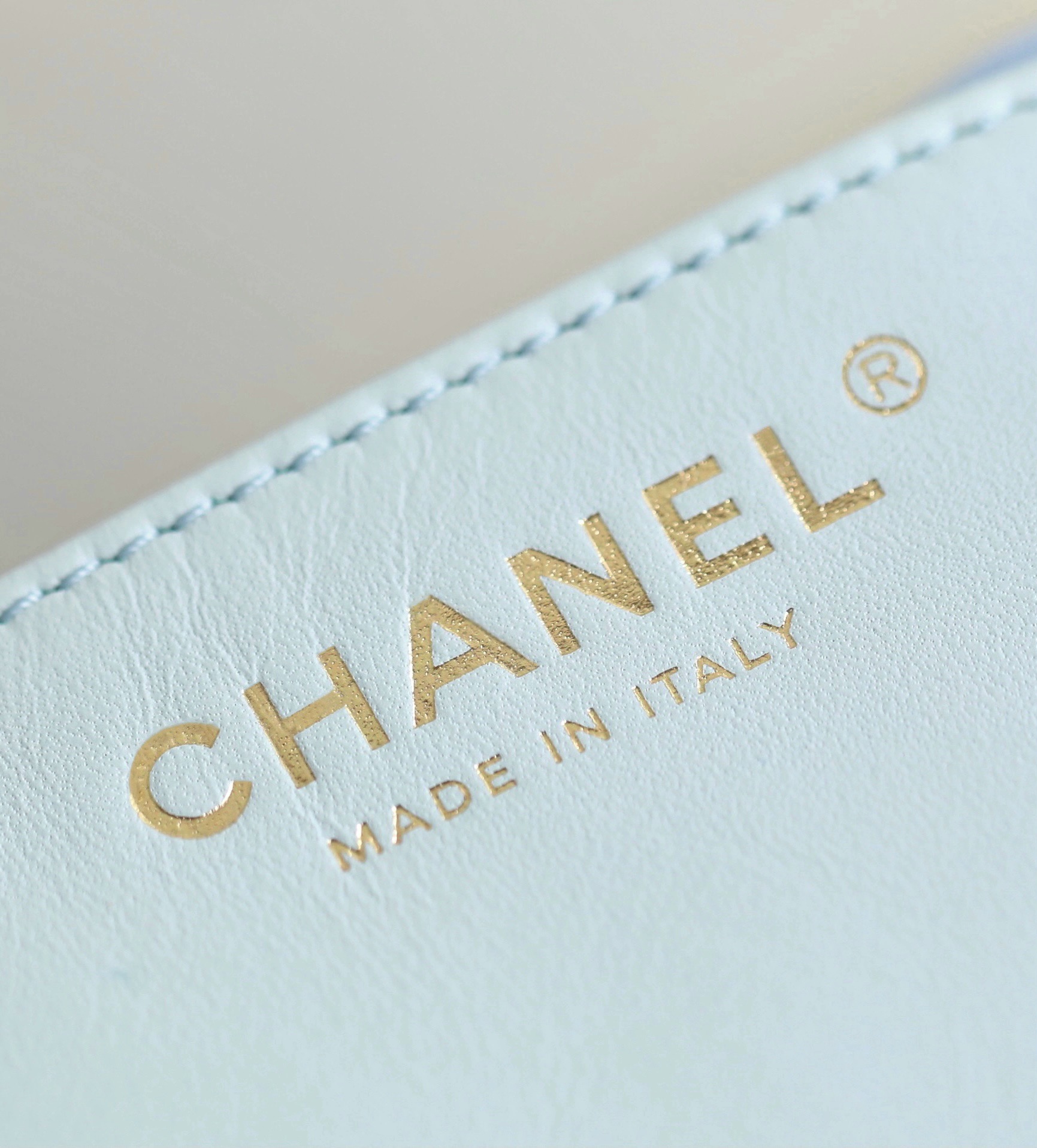 Chanel 22 mini bag angle 3