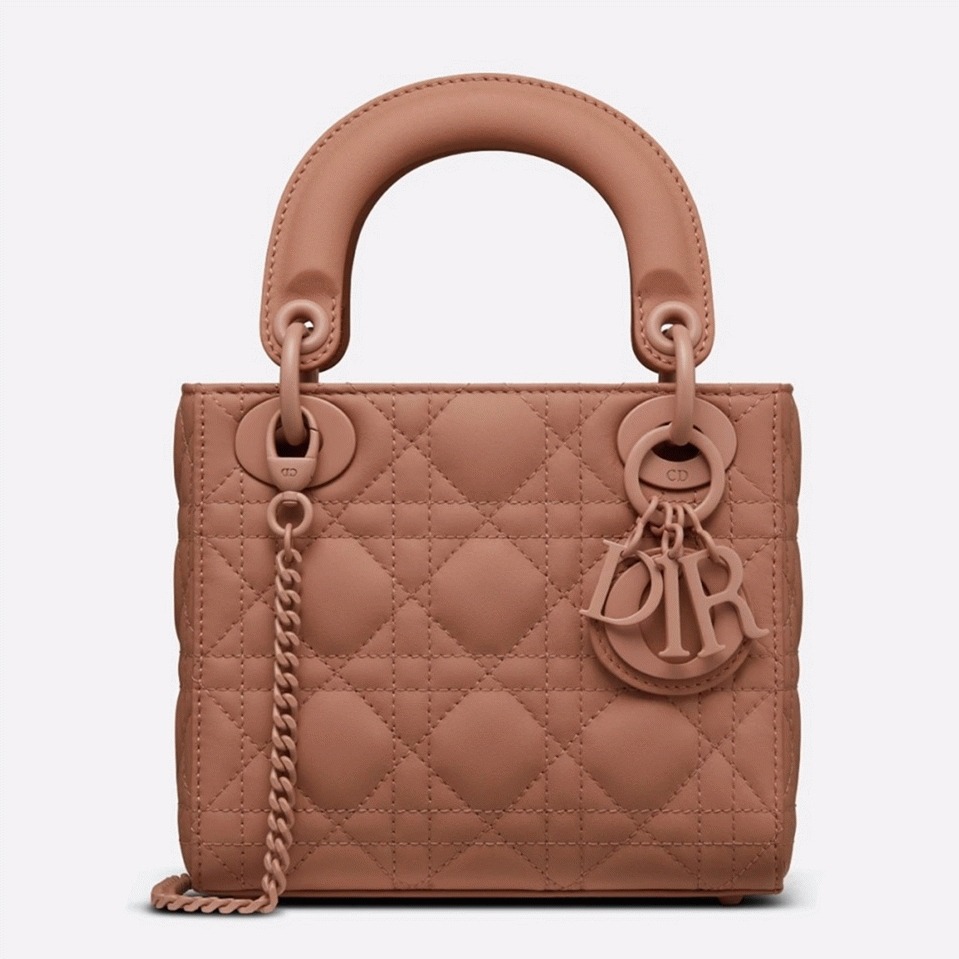 Dior Lady Dior Mini Chain Bag Replica in Blush