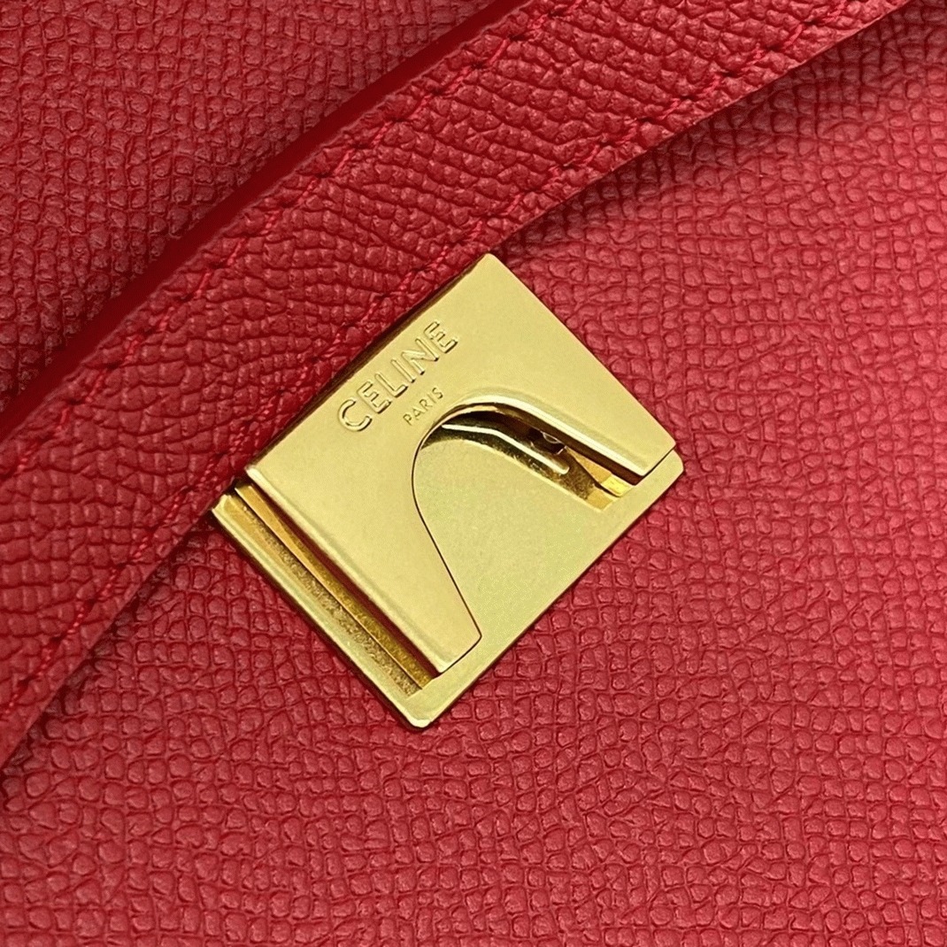 Celine Micro Belt Bag Replica in Red angle 5