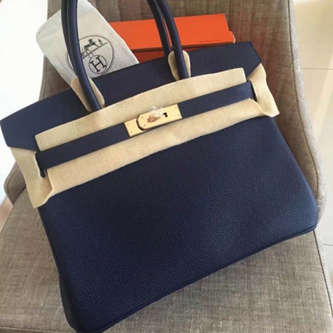 AAA Sapphire Hermes Birkin 30cm Replica Tote