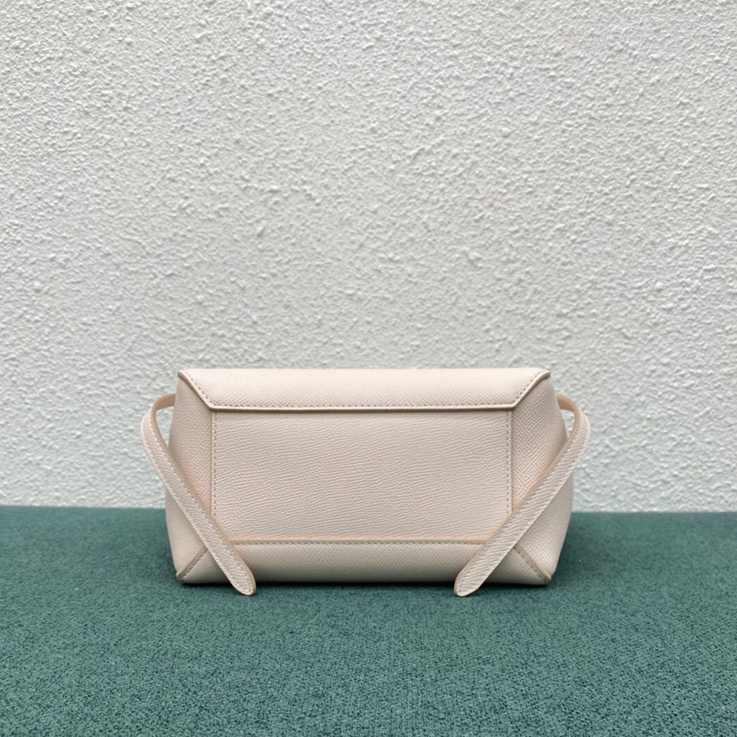 Celine Belt Nano Bag Faux in Pale Pink angle 3