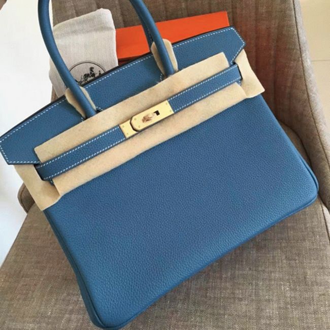 Affordable Blue Jean Hermes Birkin 30cm Replica Bag