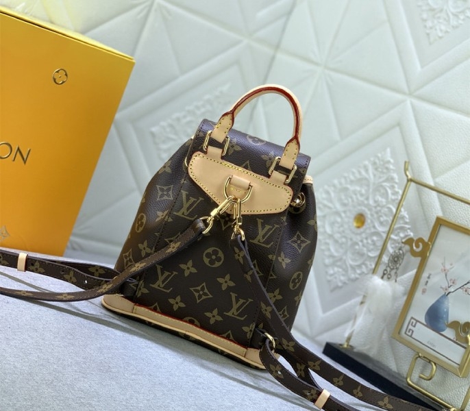 Louis Vuitton Monogram Canvas Montsouris Mini Backpack angle 3