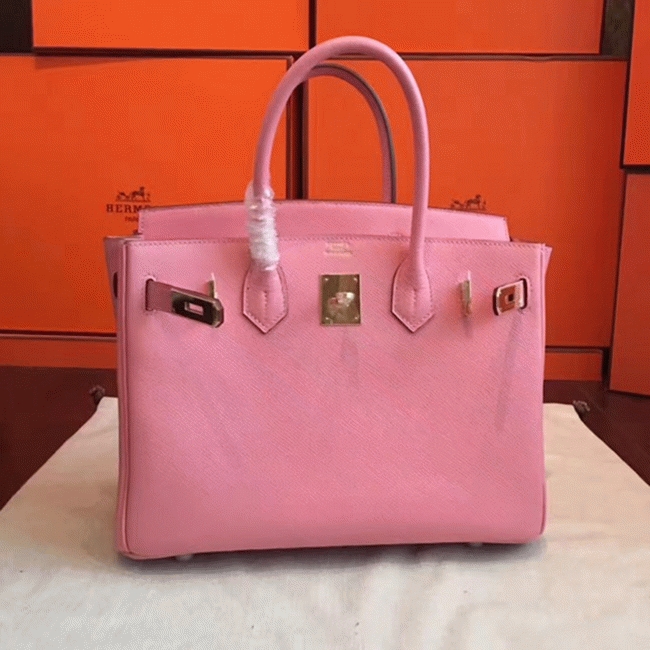 Pink Shade Replica Luxury Hermes Birkin 35cm Bag angle 5