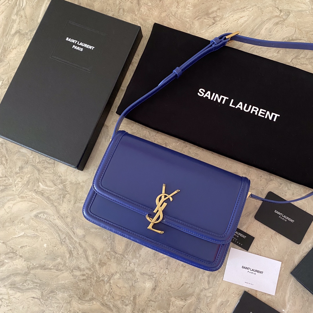 SOLFERINO MIDDLE SATCHEL IN LACQUERED AYERS angle 2
