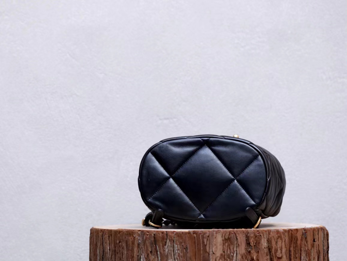 Chanel Lambskin Backpack angle 5