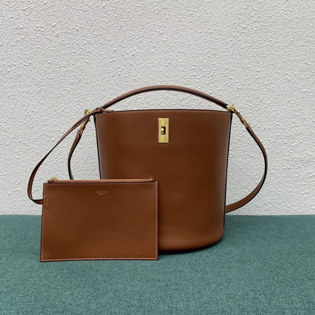 Top Quality Replica Celine Bucket 16 Bag In Brown angle 5