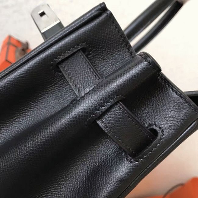 AAA Replica Black Hermes Birkin 30cm Bag angle 5