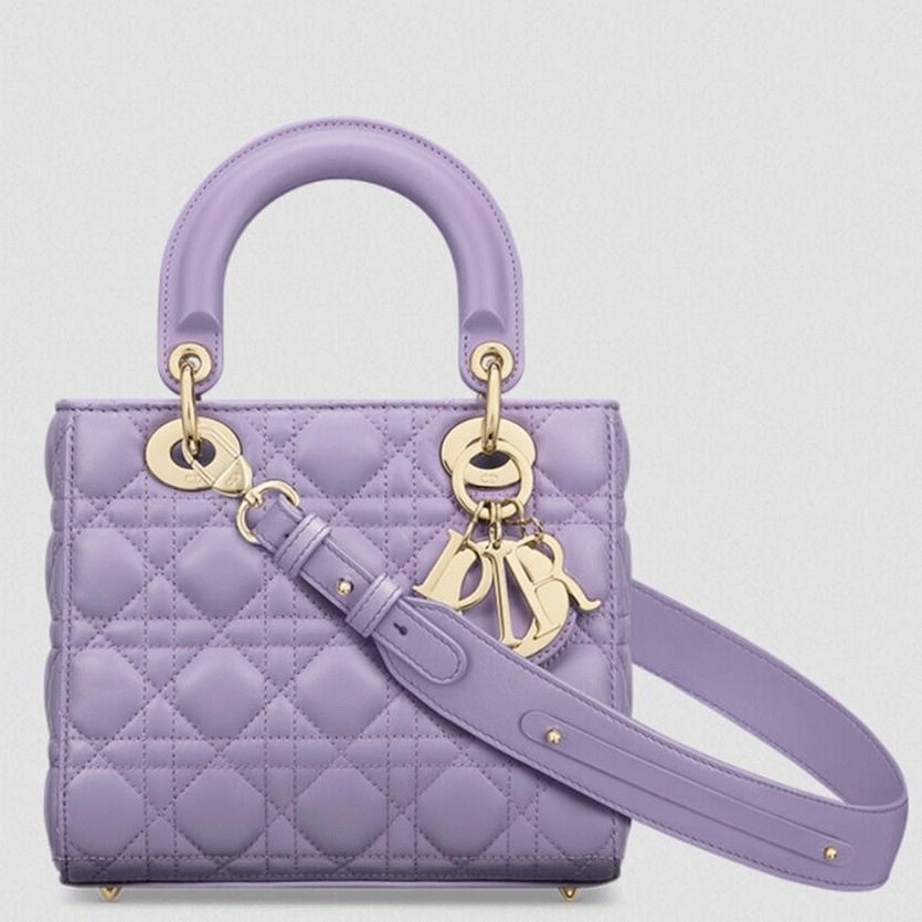 Dior Small Lady Dior My ABCDior Bag Knockoff in Lilas