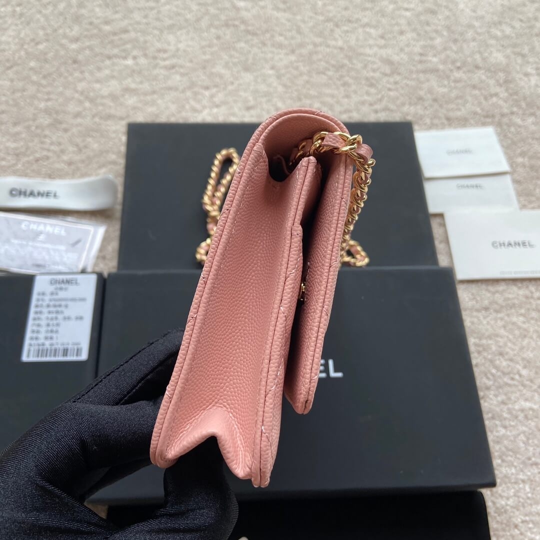 Chanel classic chain wallet(high-end grade) angle 2