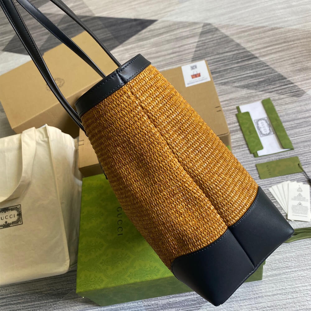 Ophidia GG medium tote angle 5