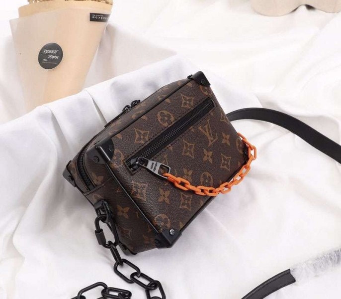 Louis Vuitton Monogram Canvas Mini Soft Trunk Black Bag angle 2