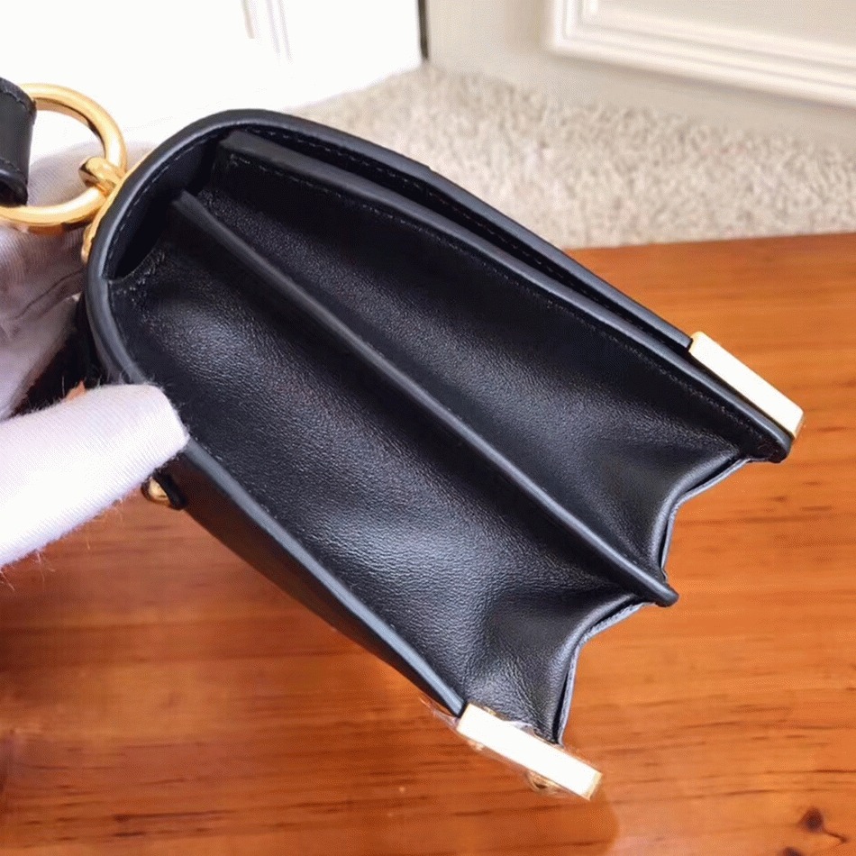 Black Prada Cahier Shoulder Bag Replica angle 5